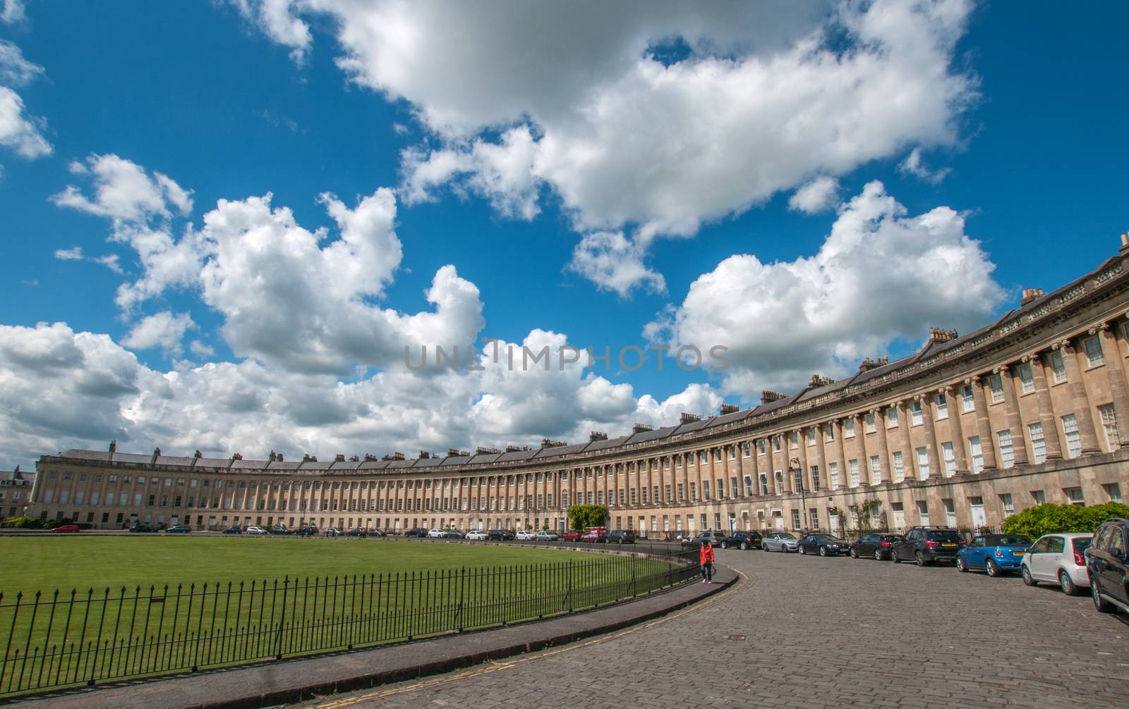 famous crescent in bath