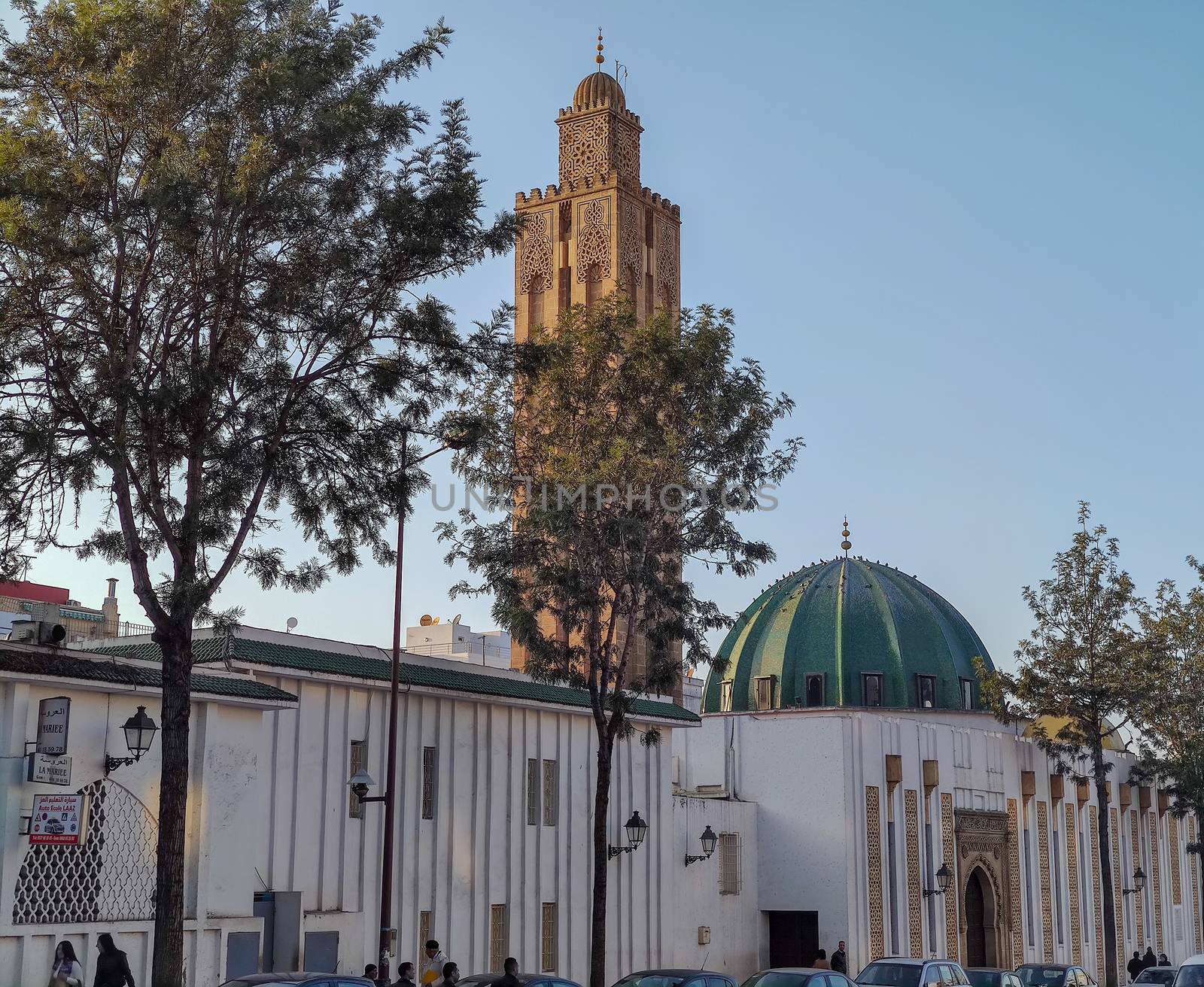 a mosque in rabat city by devoxer