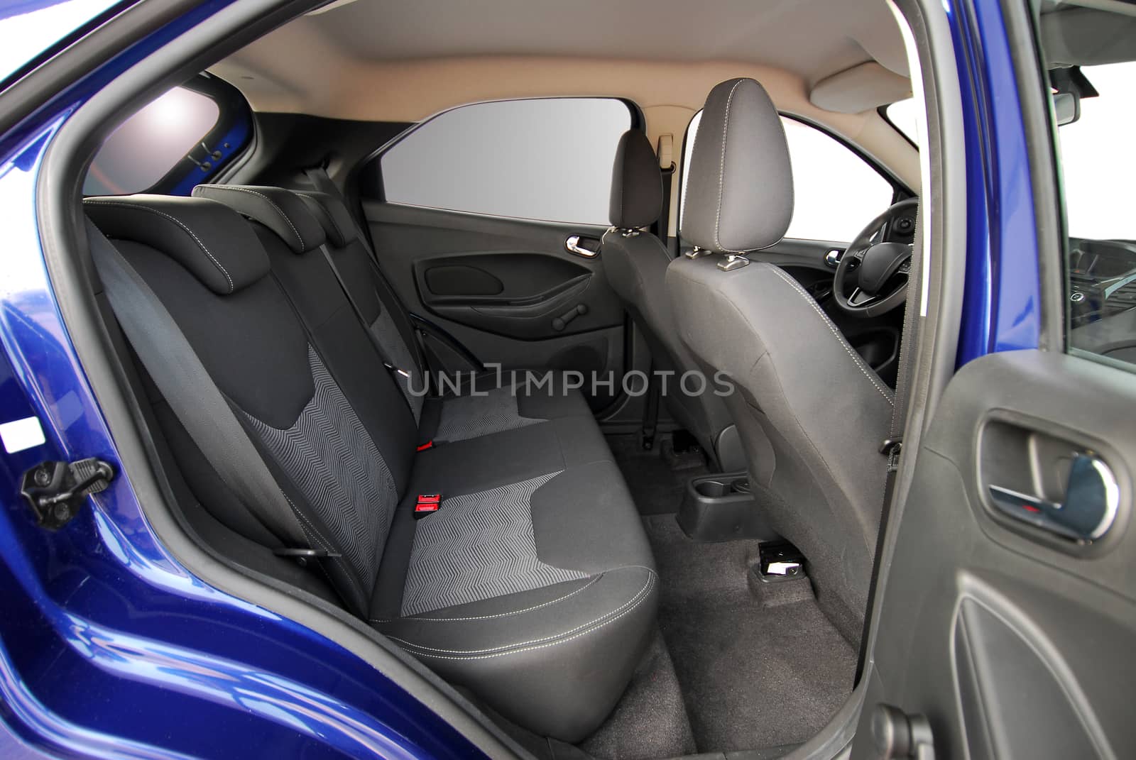 rear seats in passenger car