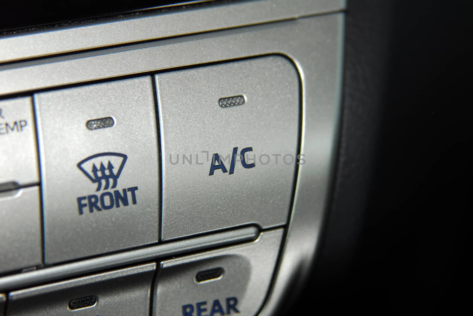 button for activating the air conditioners on the dashboard passenger car by aselsa