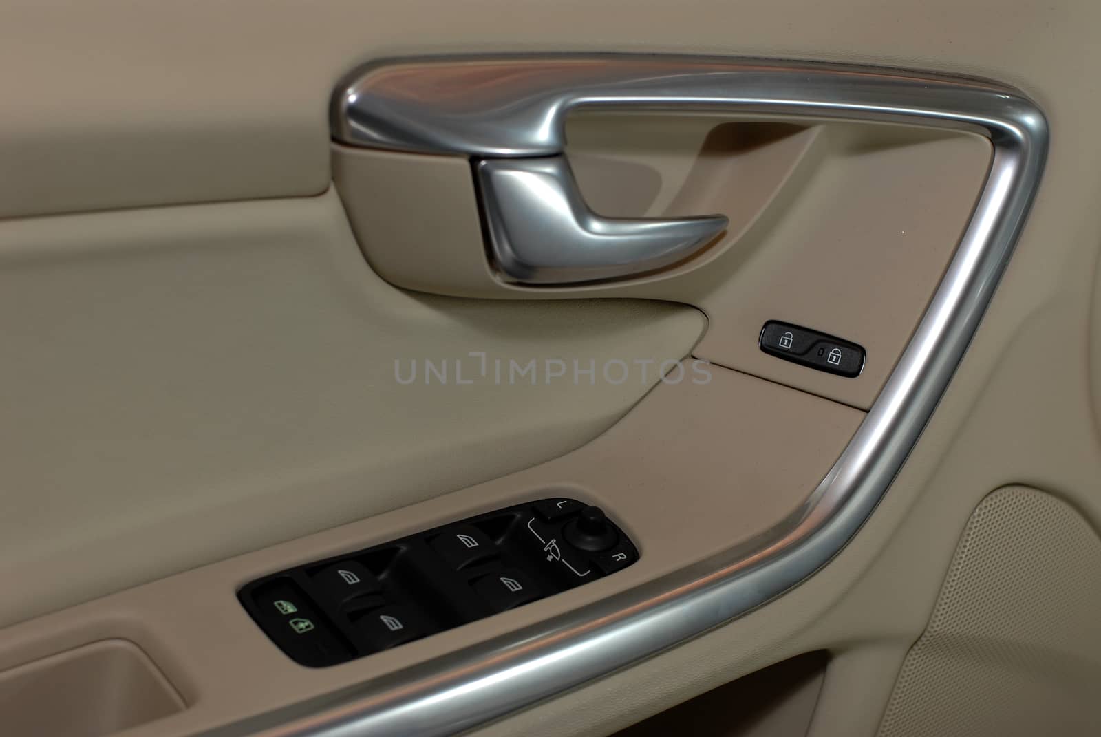 car door handles and electric detail, central locking