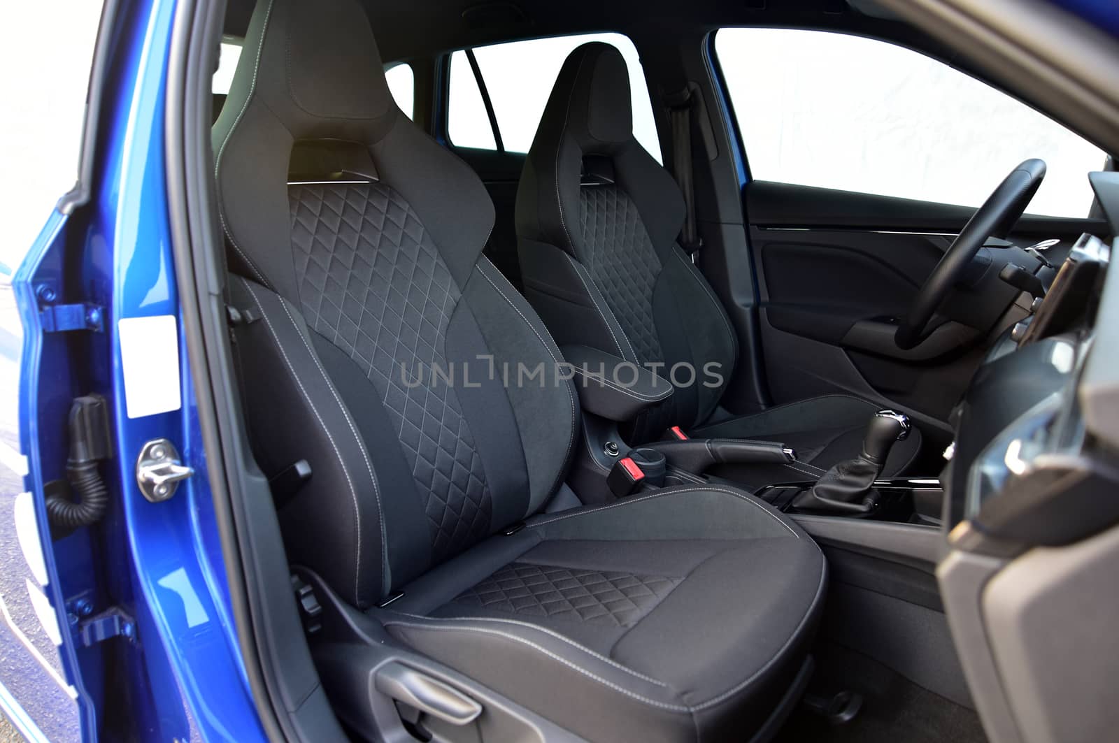 Front seats of a modern passenger car