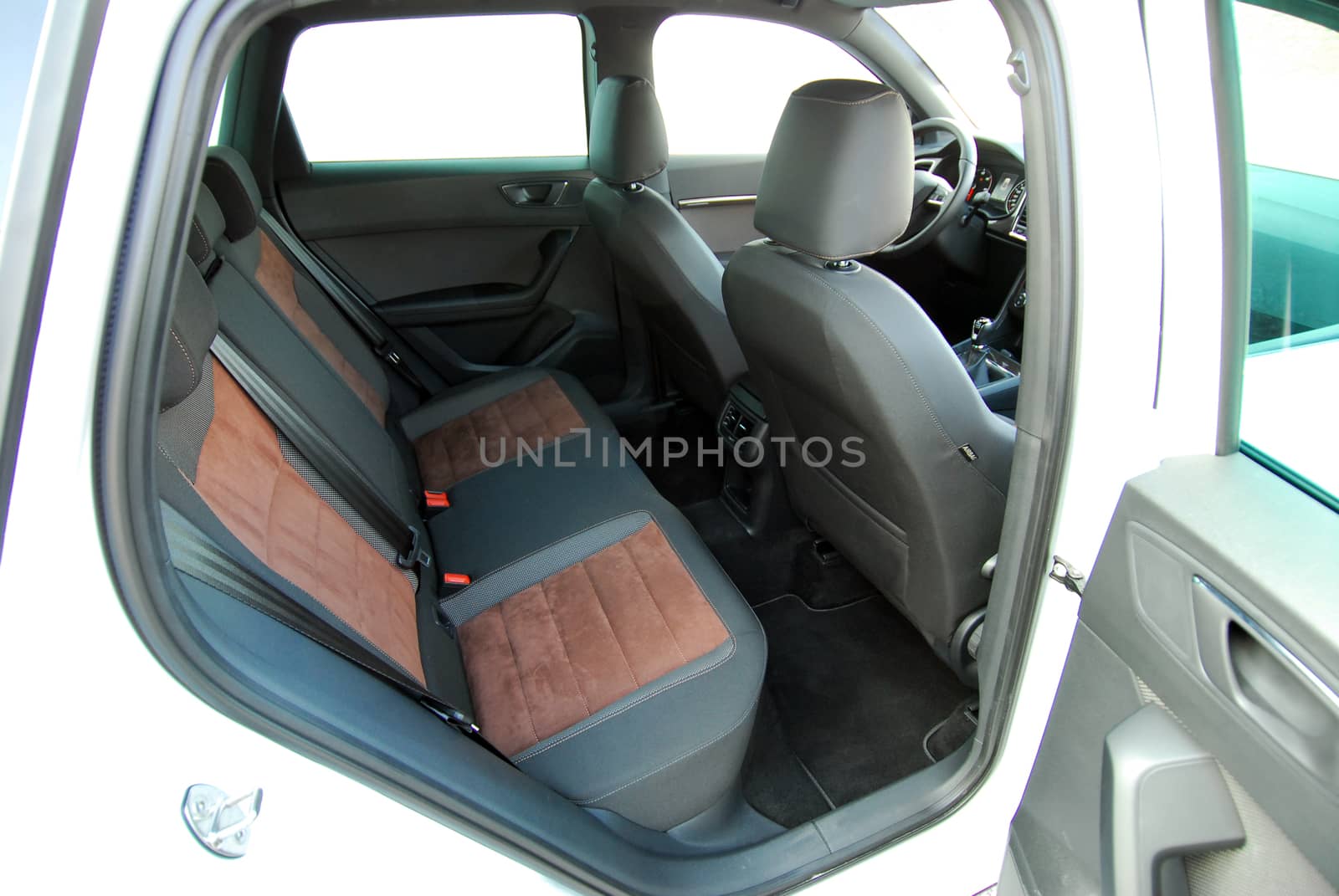 rear seats in passenger car