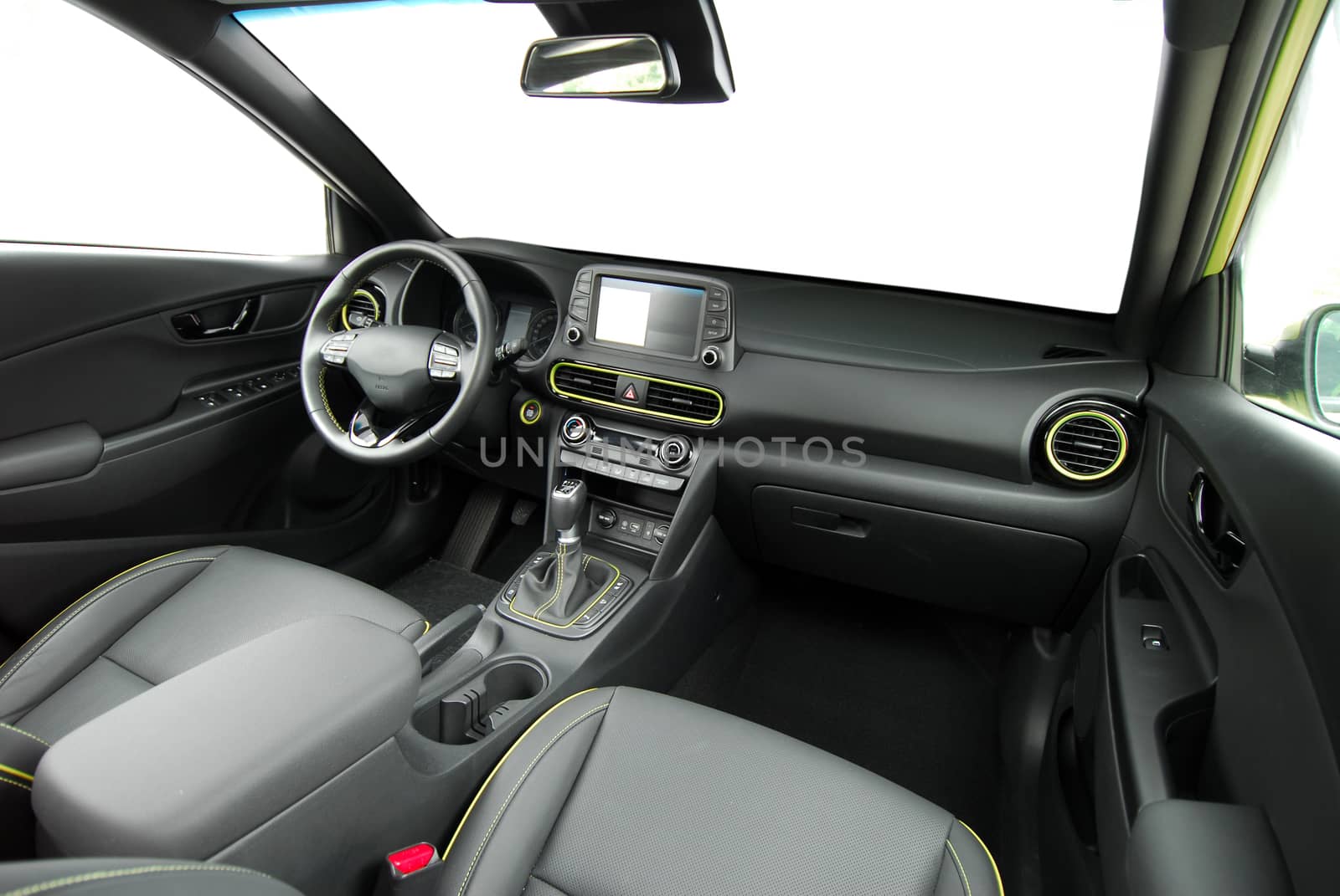 interior of a modern car by aselsa