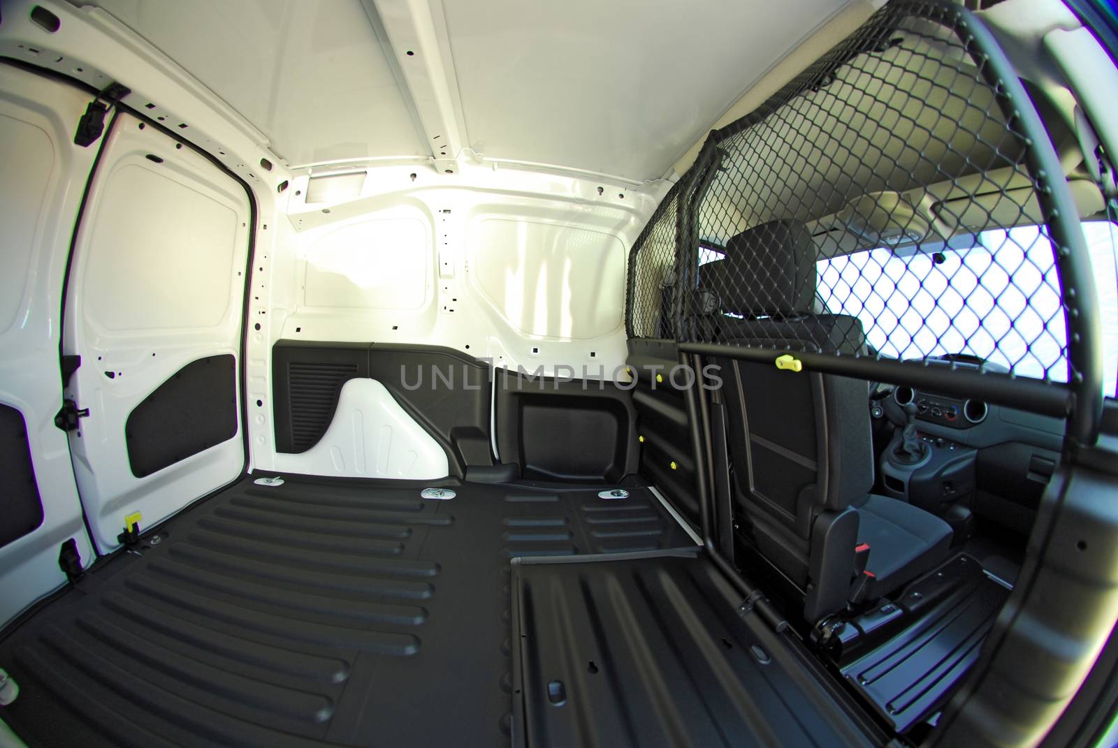 cargo area of a delivery van by aselsa