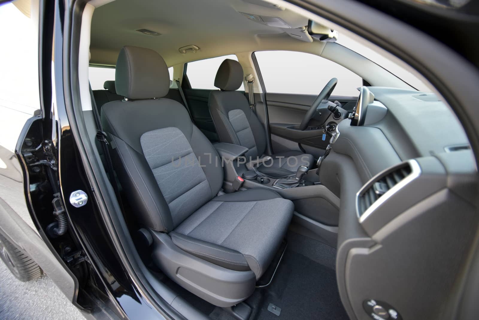 Front seats of a modern passenger car