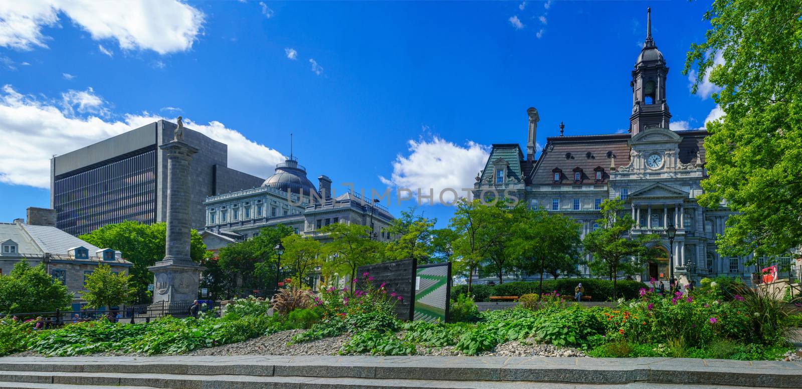 City Hall and other buildings, in Montreal, by RnDmS