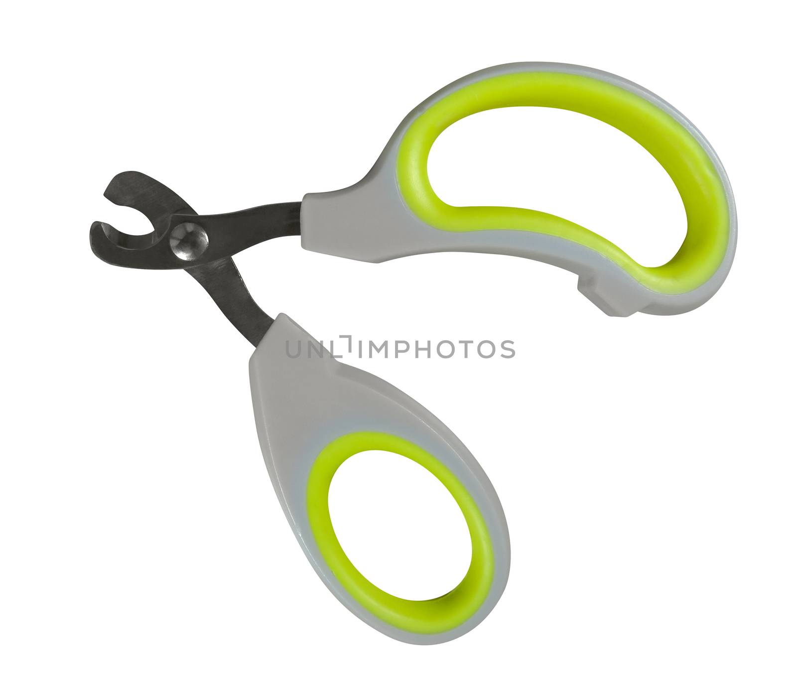 Claw clippers isolated on white. Clipping Path included.