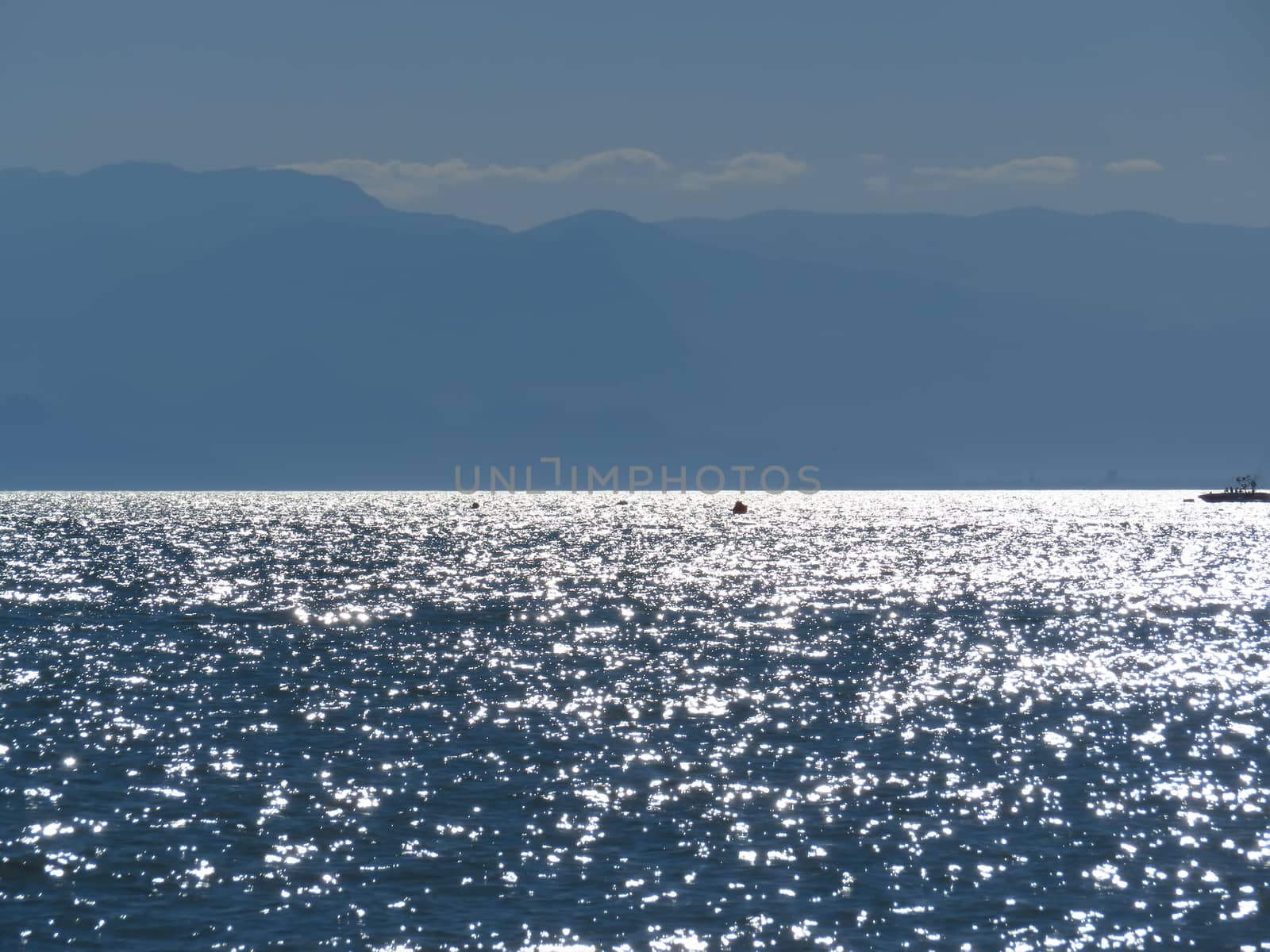 View of Mediterranean sea in Turkey, Belek