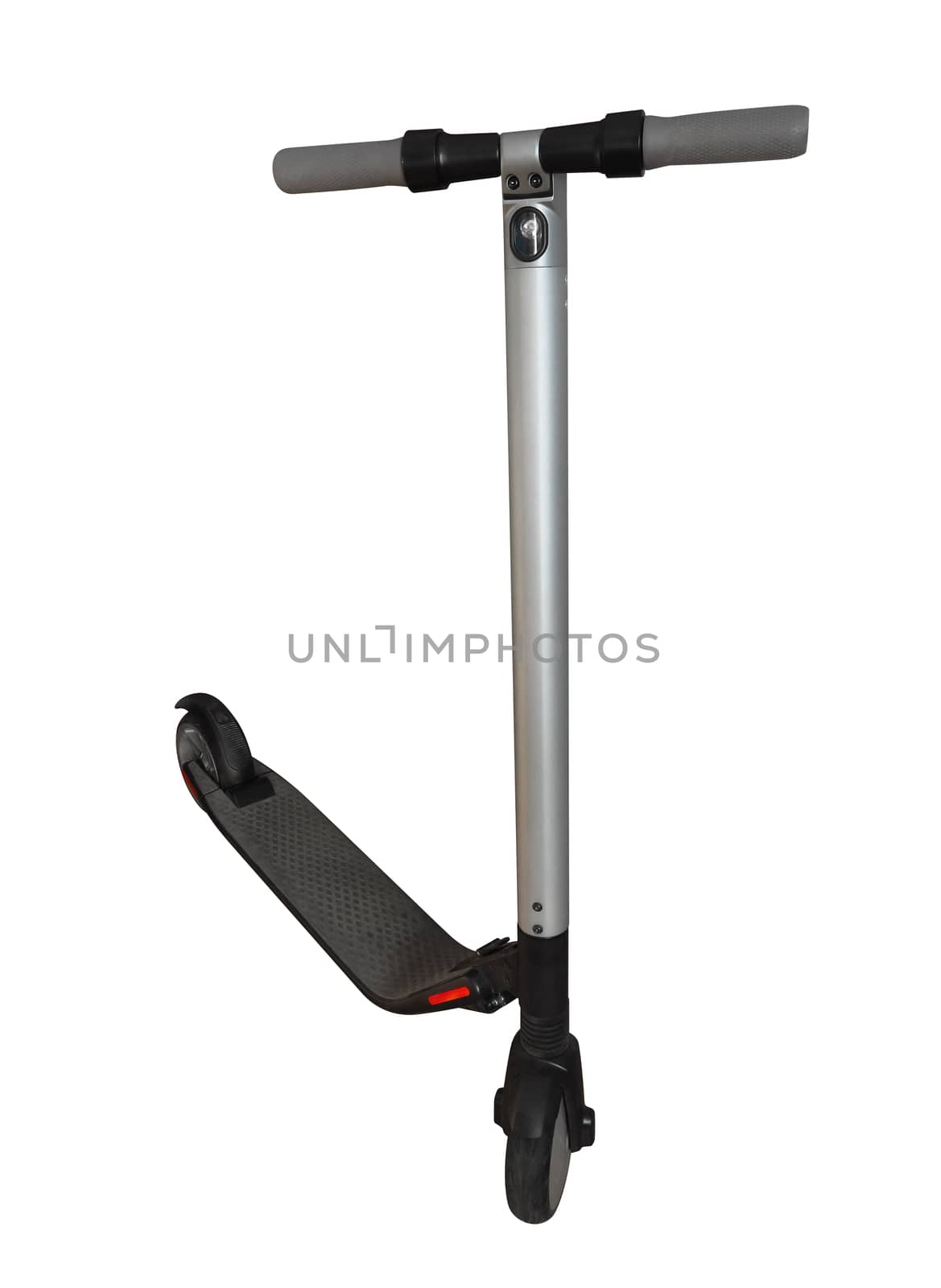 Electric scooter isolated on white background. Clipping Path included.