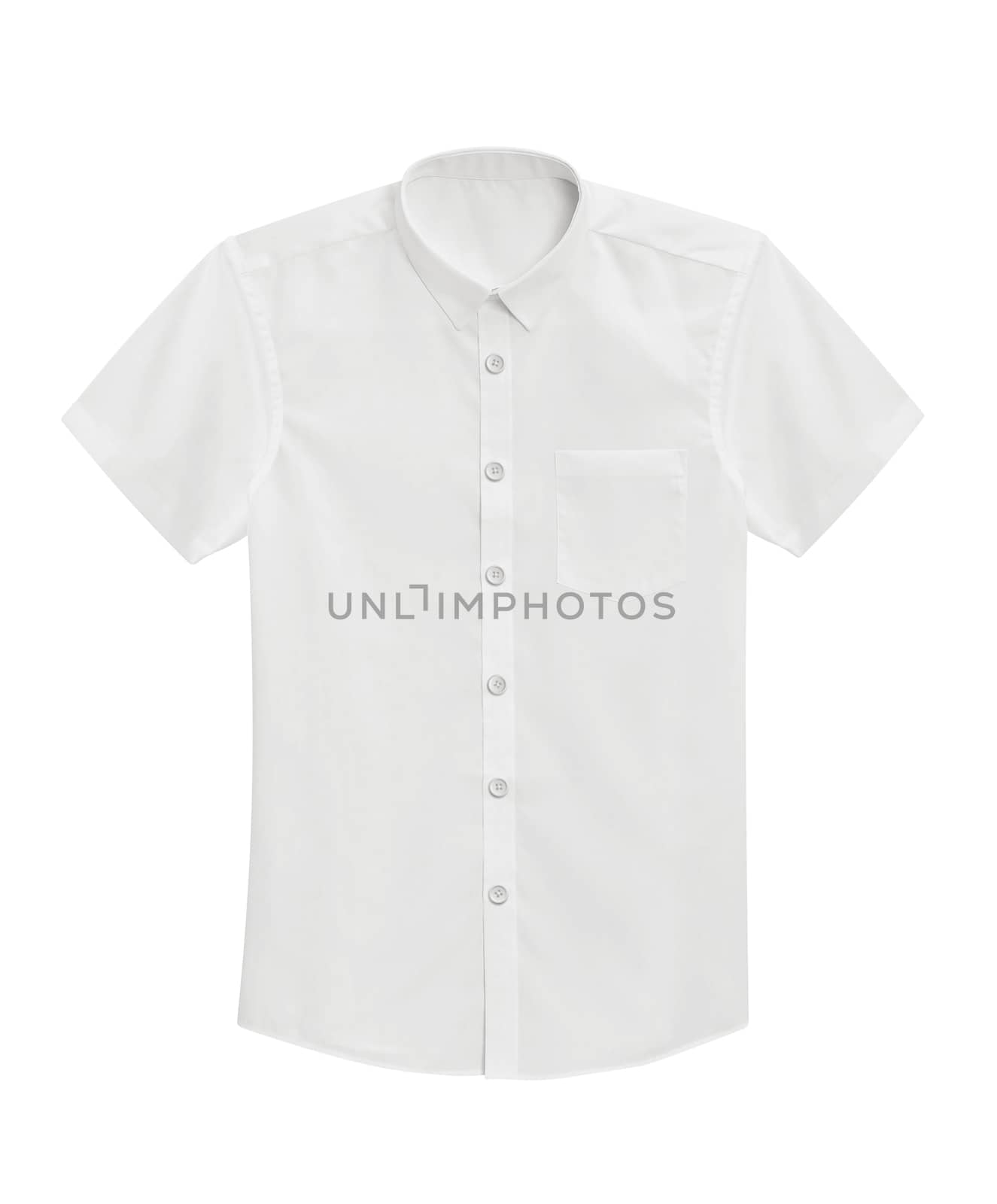 Shirt isolated on a white background with clipping path.