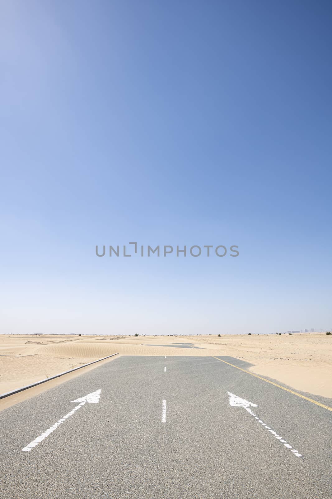 Road in the desert by GABIS