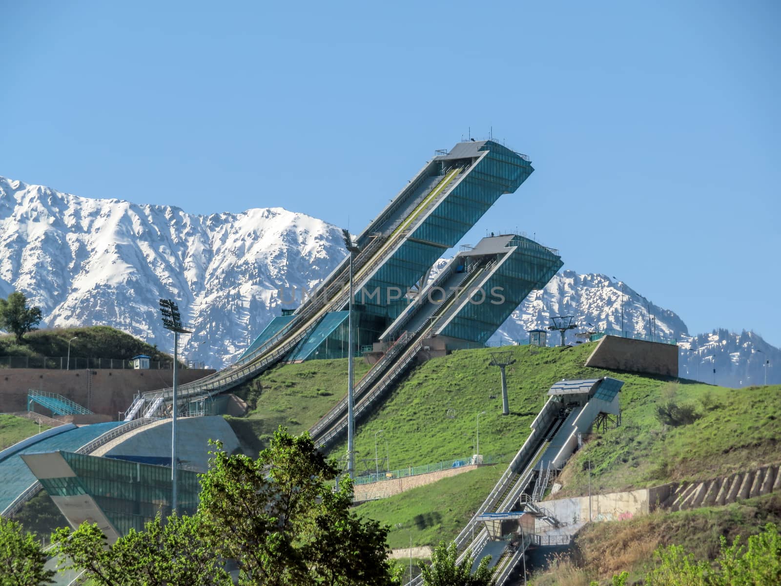 ALMATY, KAZAKHSTAN - MAY 12, 2017: Springboard complex Sunkar in the city of Almaty, Kazakhstan

Almaty, Kazakhstan - May 12, 2017: Springboard complex Sunkar in the city of Almaty, Kazakhstan