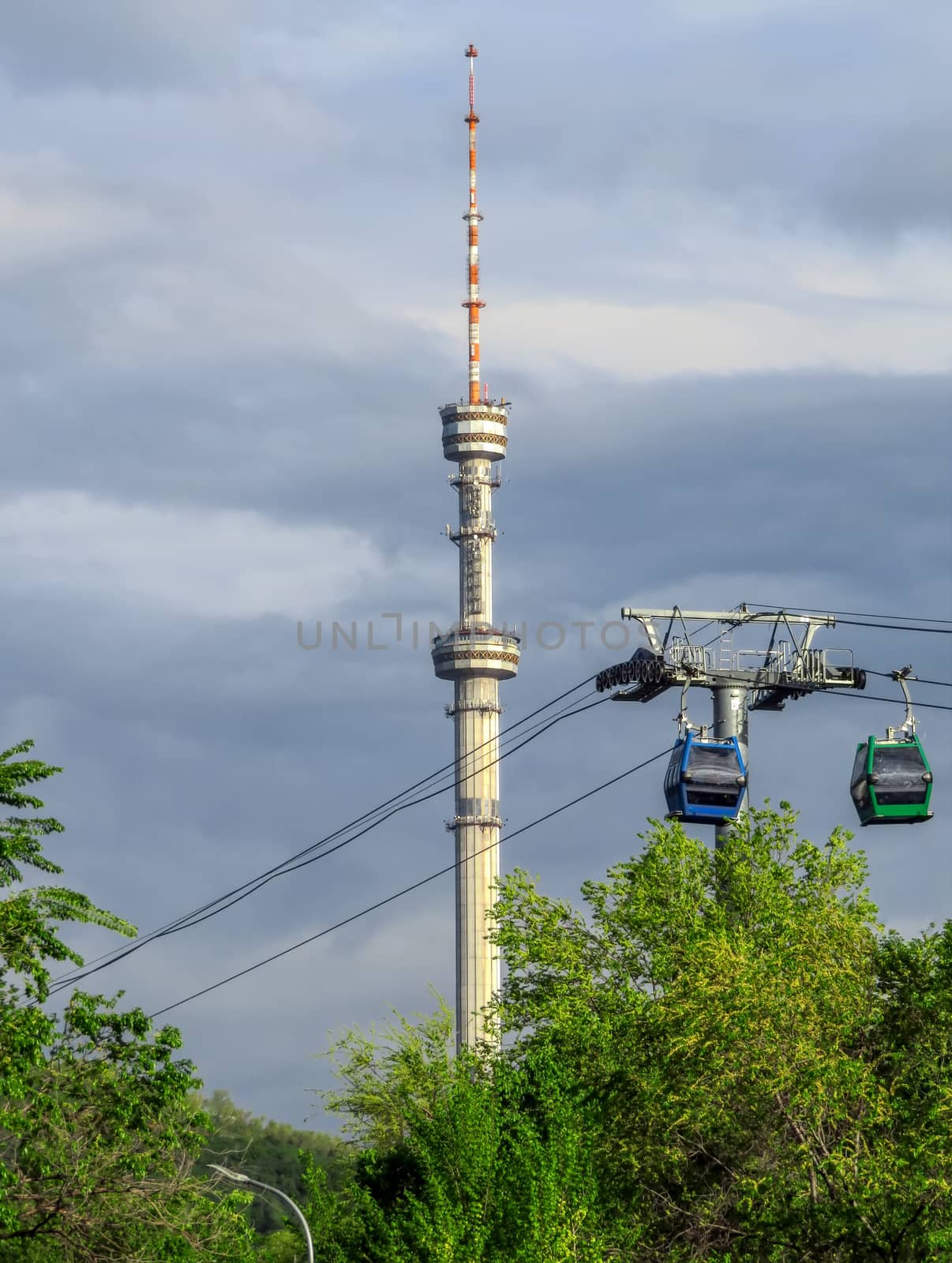 ALMATY, KAZAKHSTAN - MAY 7, 2017: Kok Tobe telecommunication tower in Almaty, Kazakhstan.

Almaty, Kazakhstan - May 7, 2017: Kok Tobe telecommunication tower in Almaty, Kazakhstan.