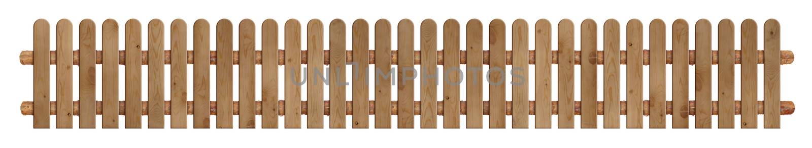 Wooden long fence by Venakr