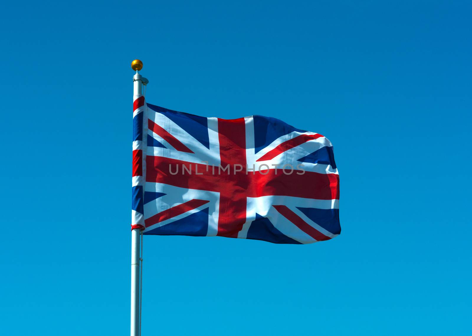 Union Flag on pole by TimAwe