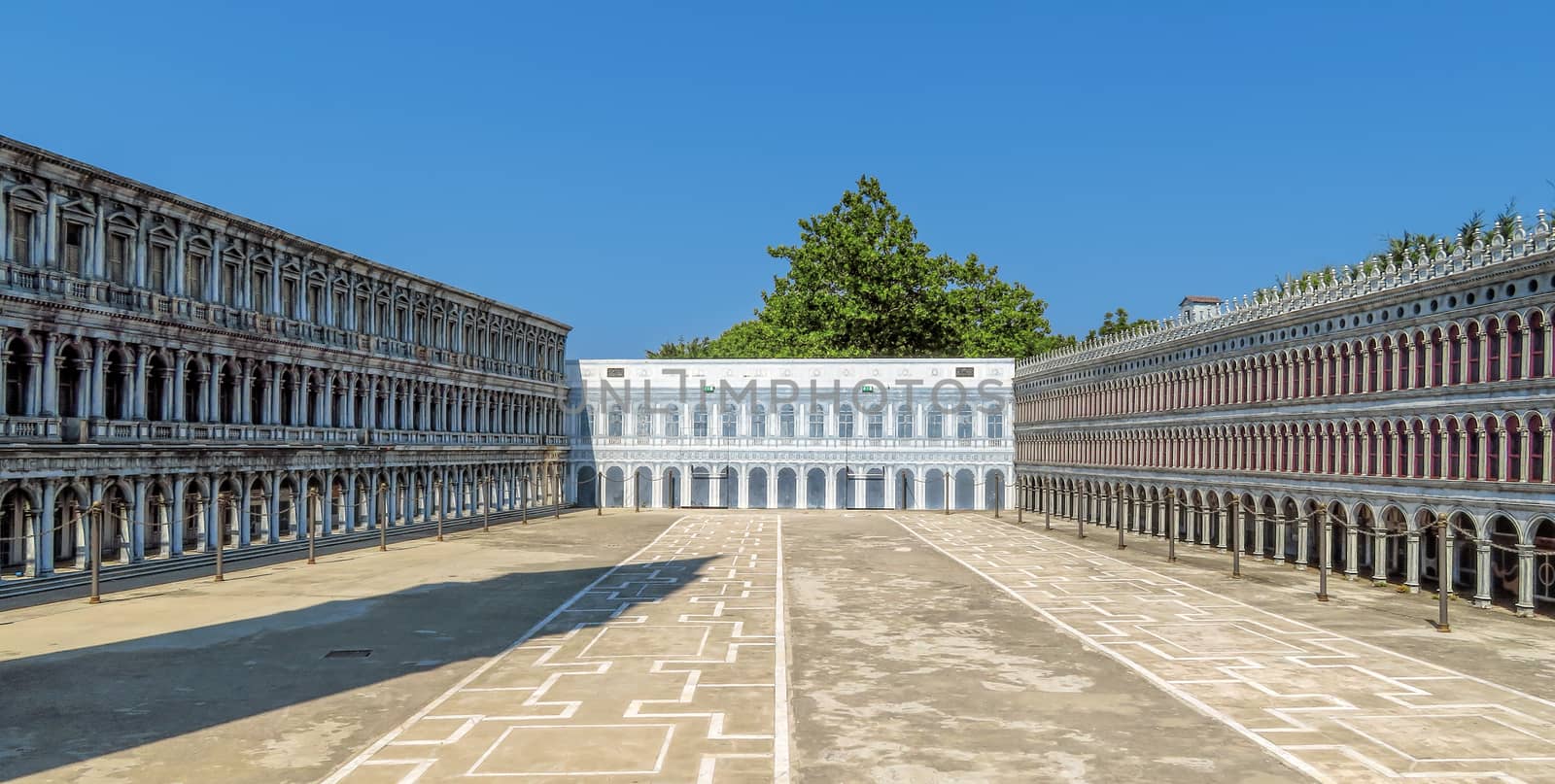 Rimini, Italy - June 13, 2017: Italy in miniature, a thematic park in Emilia Romagna. Was built Ivo Rambaldi in 1970