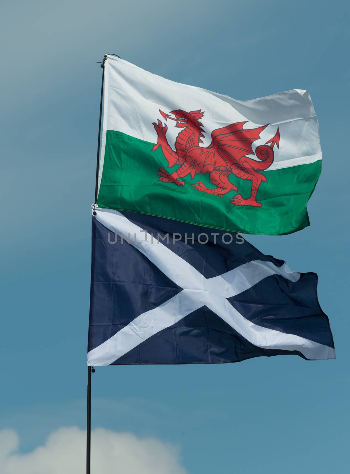 Welsh & Scottish Flags