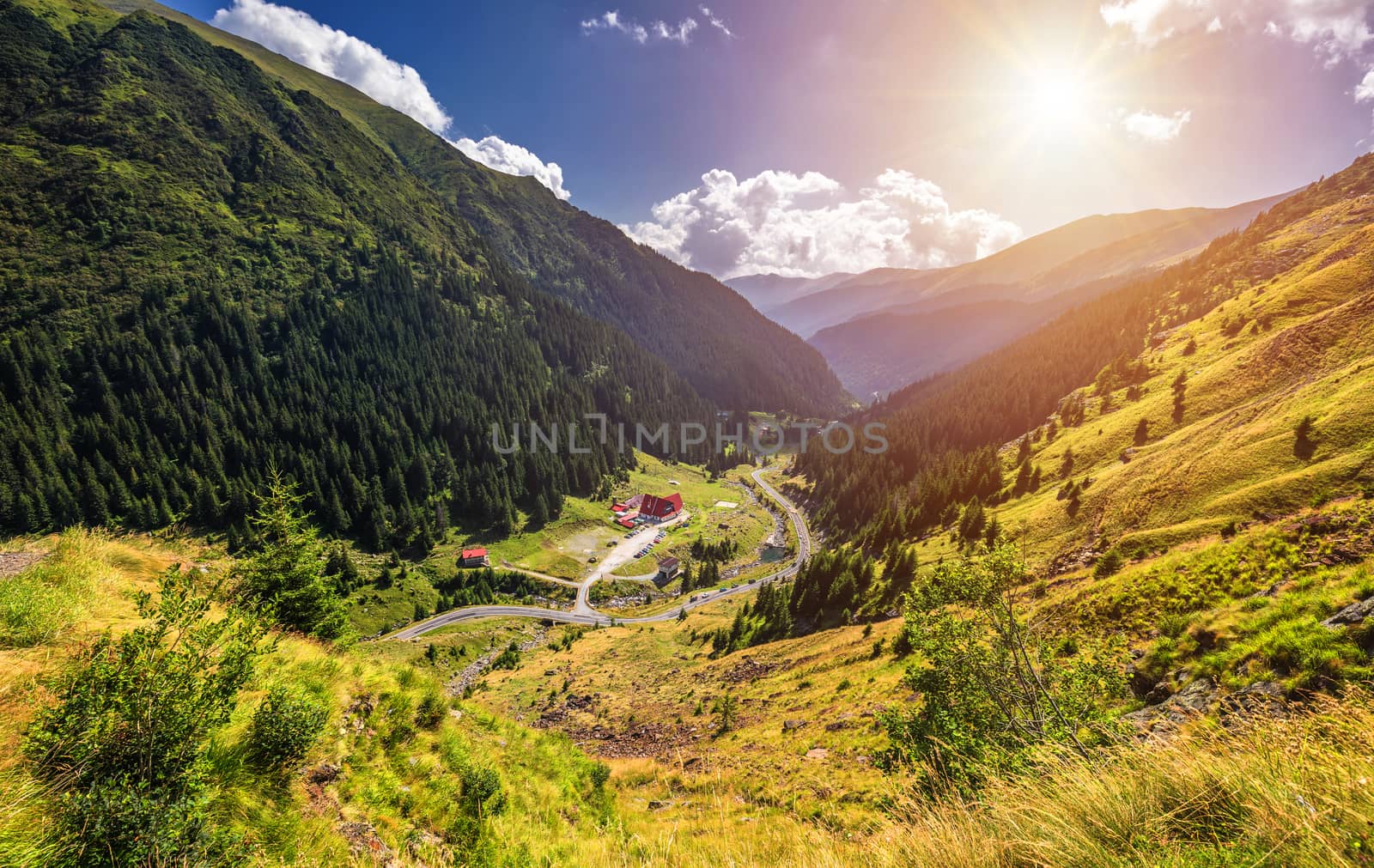 Transfagarasan highway, probably the most beautiful road in the world, Europe, Romania (Transfagarashan)