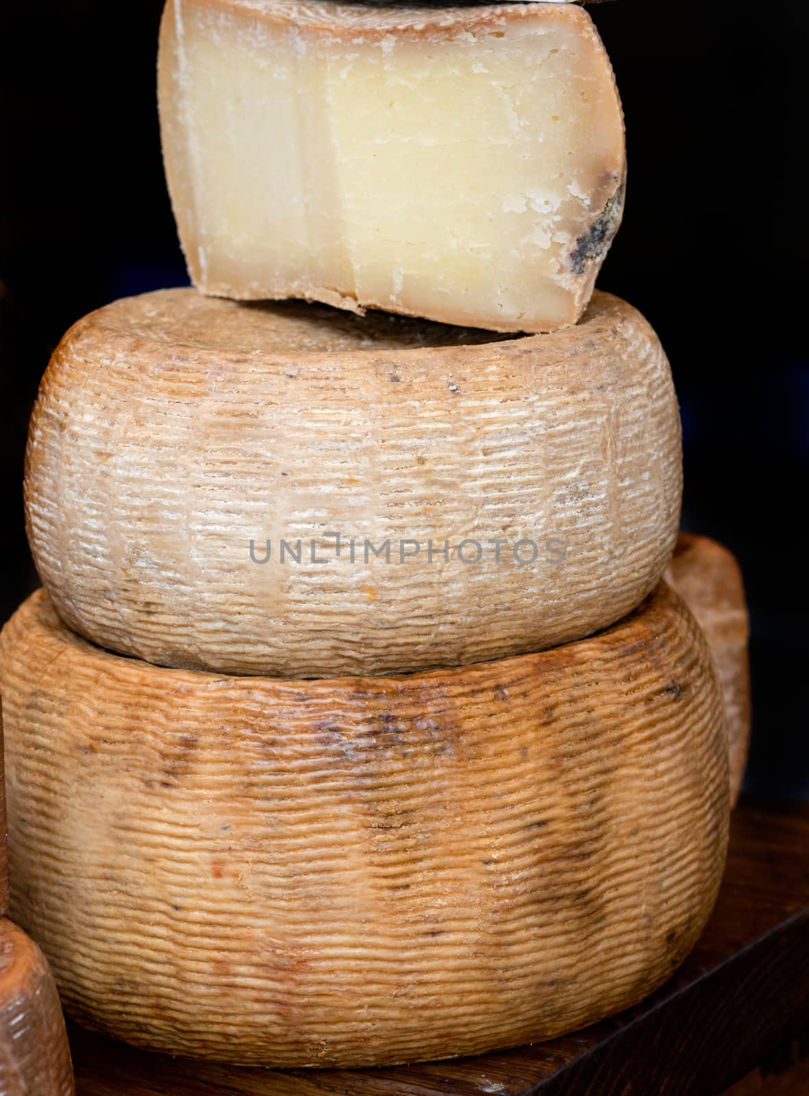 Crotonese Cheese on a market stall