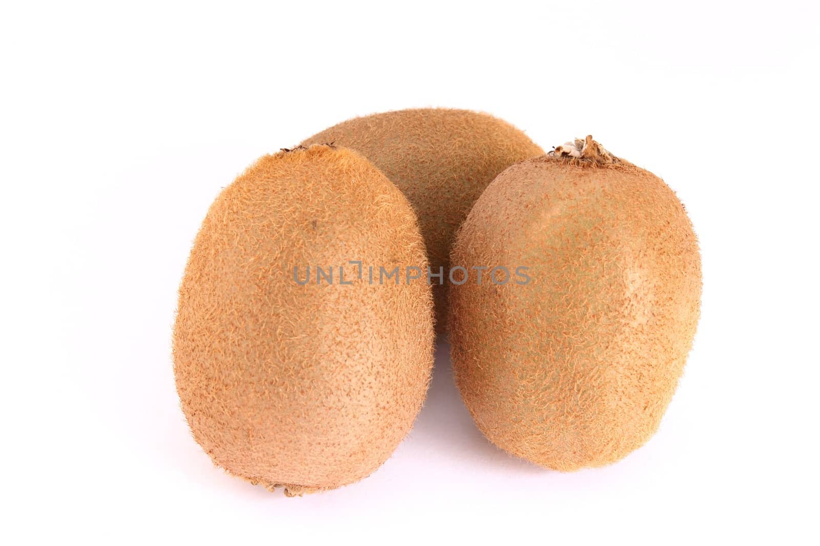 Kiwi fruits isolated on white