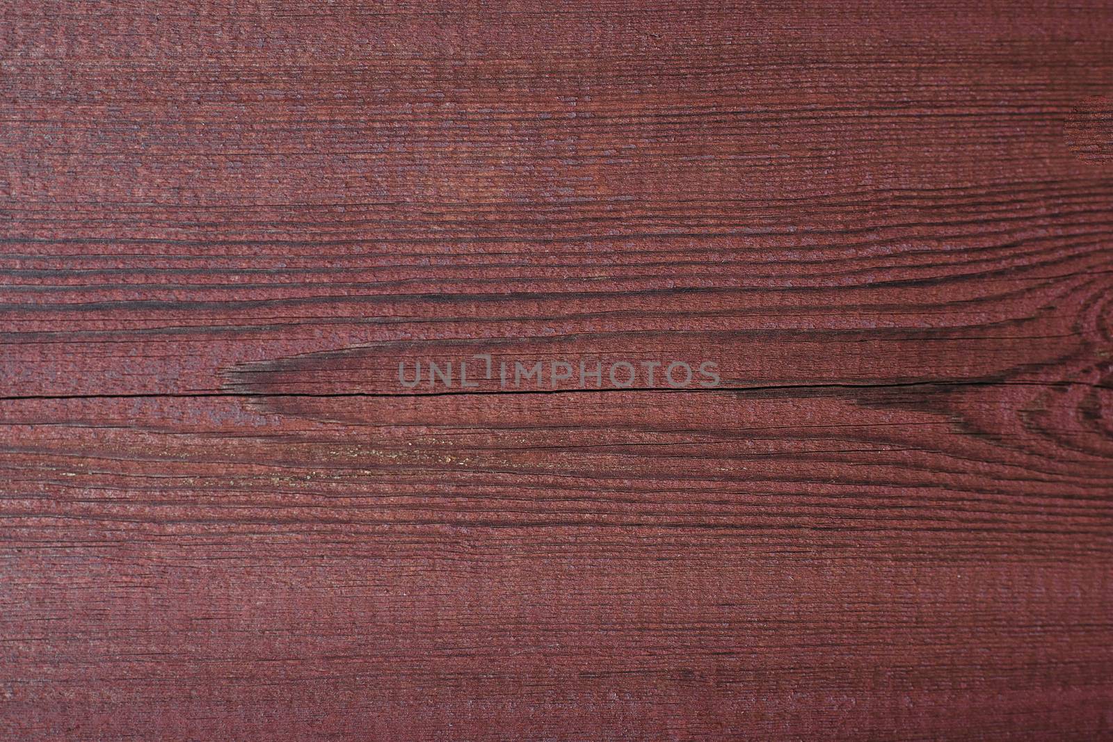 Red dark wood board. Texture
