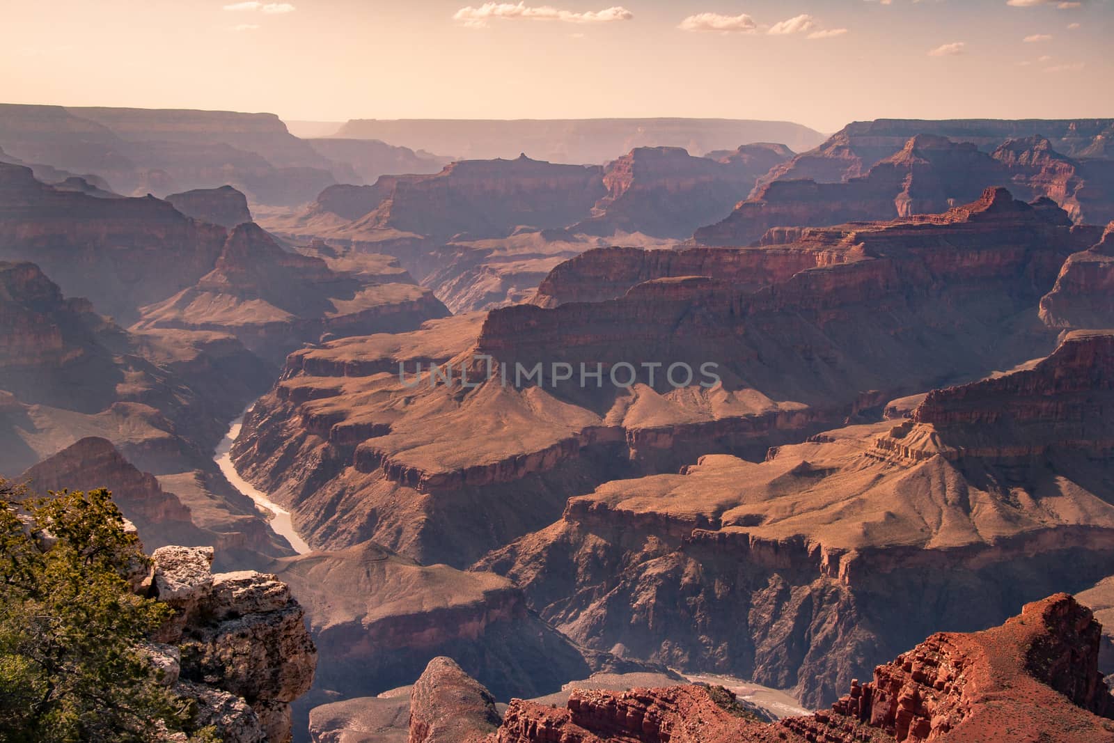 Beautiful Landscape of Grand Canyon and Colorado river by tanaonte