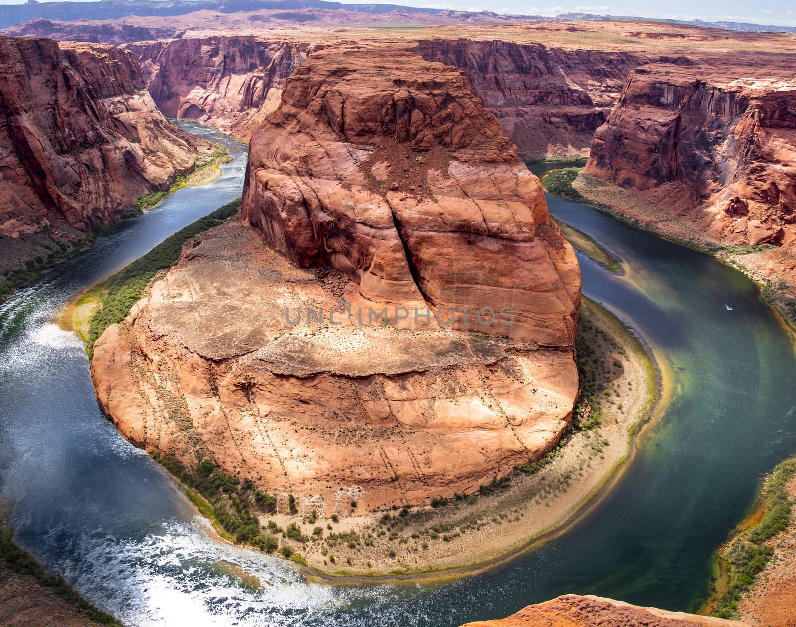 Colorado river, horseshoe bend in Page.