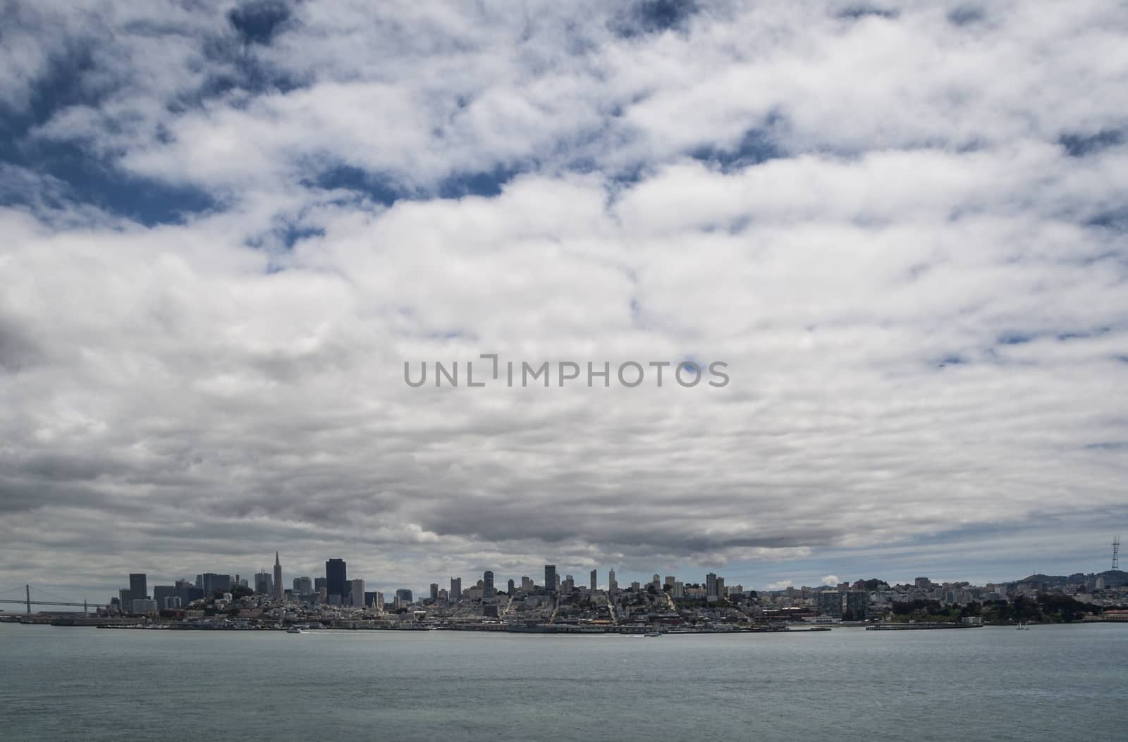 San Francisco City Downtown Skyline, California by tanaonte