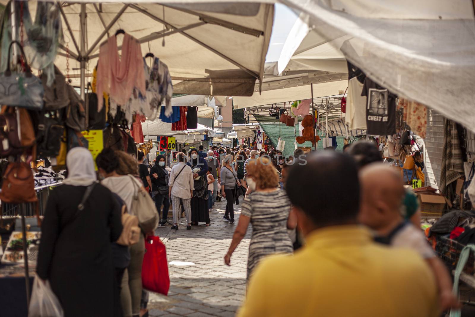 Street Market in Bologna by pippocarlot