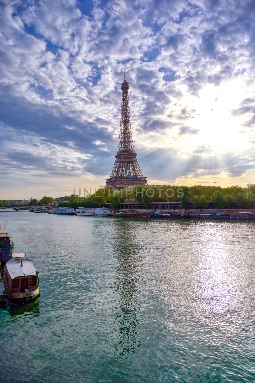 Eiffel Tower in Paris, France by jbyard22