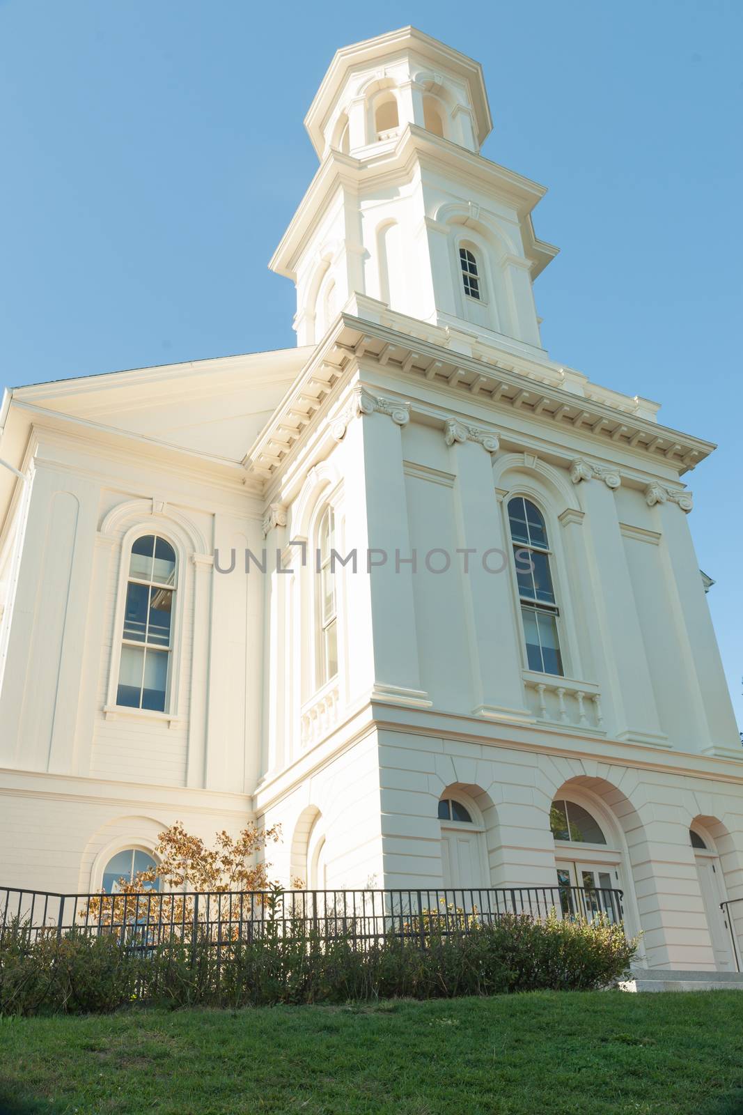 Classical style library building in Provincetown, Cape Cod USA by brians101