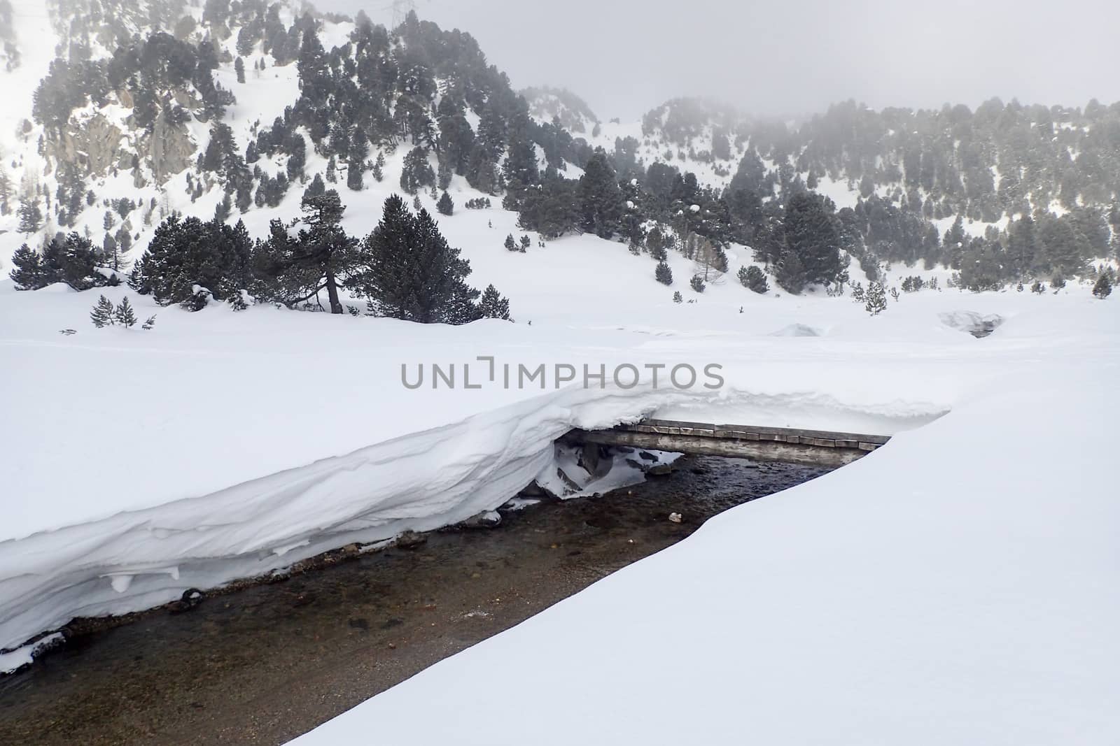 winter landscape, Lareccio canals and Colombe pass by mauro_piccardi