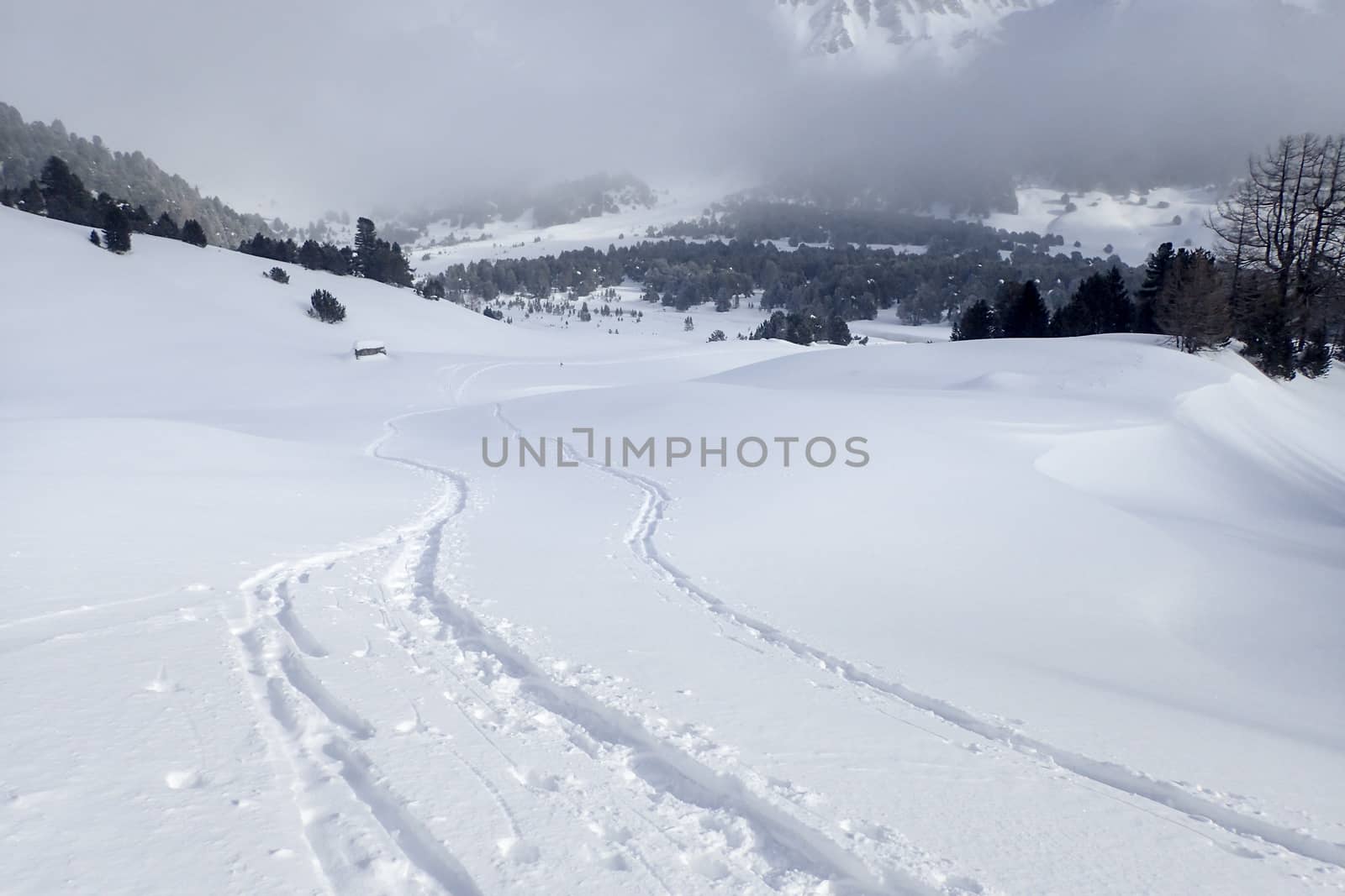 winter landscape, Lareccio canals and Colombe pass by mauro_piccardi