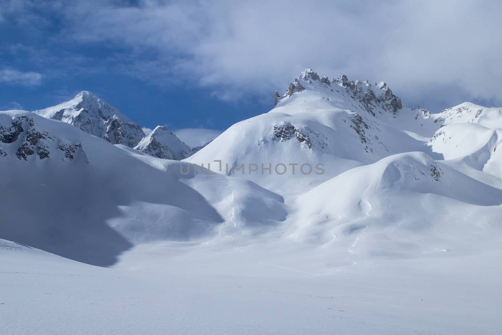 winter landscape, Lareccio canals and Colombe pass by mauro_piccardi