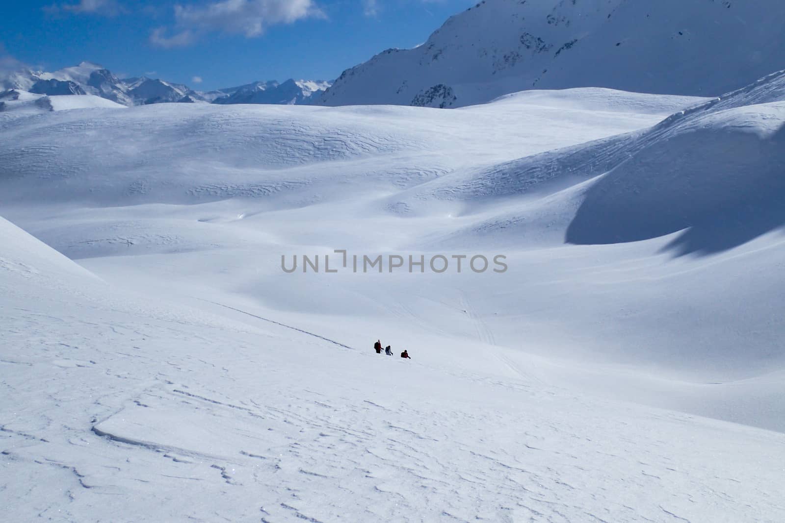 winter landscape, Lareccio canals and Colombe pass by mauro_piccardi