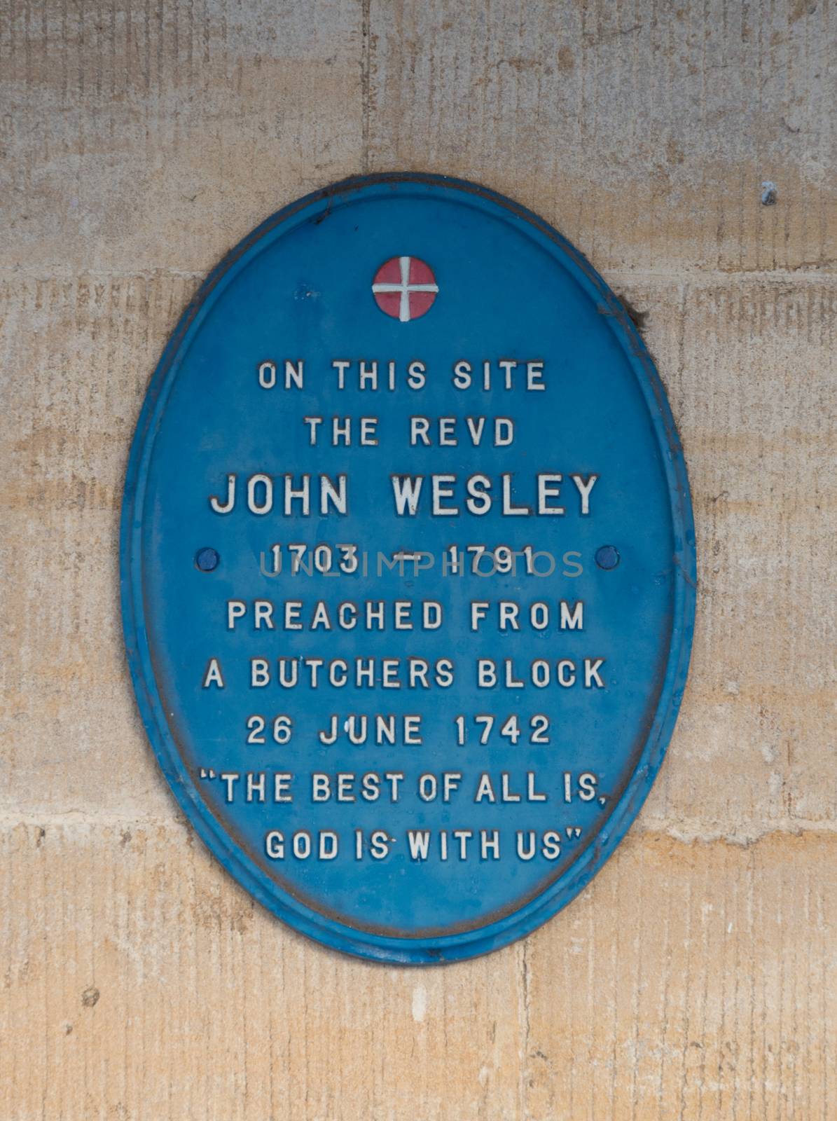 John Wesley Plaque in Stroud by TimAwe