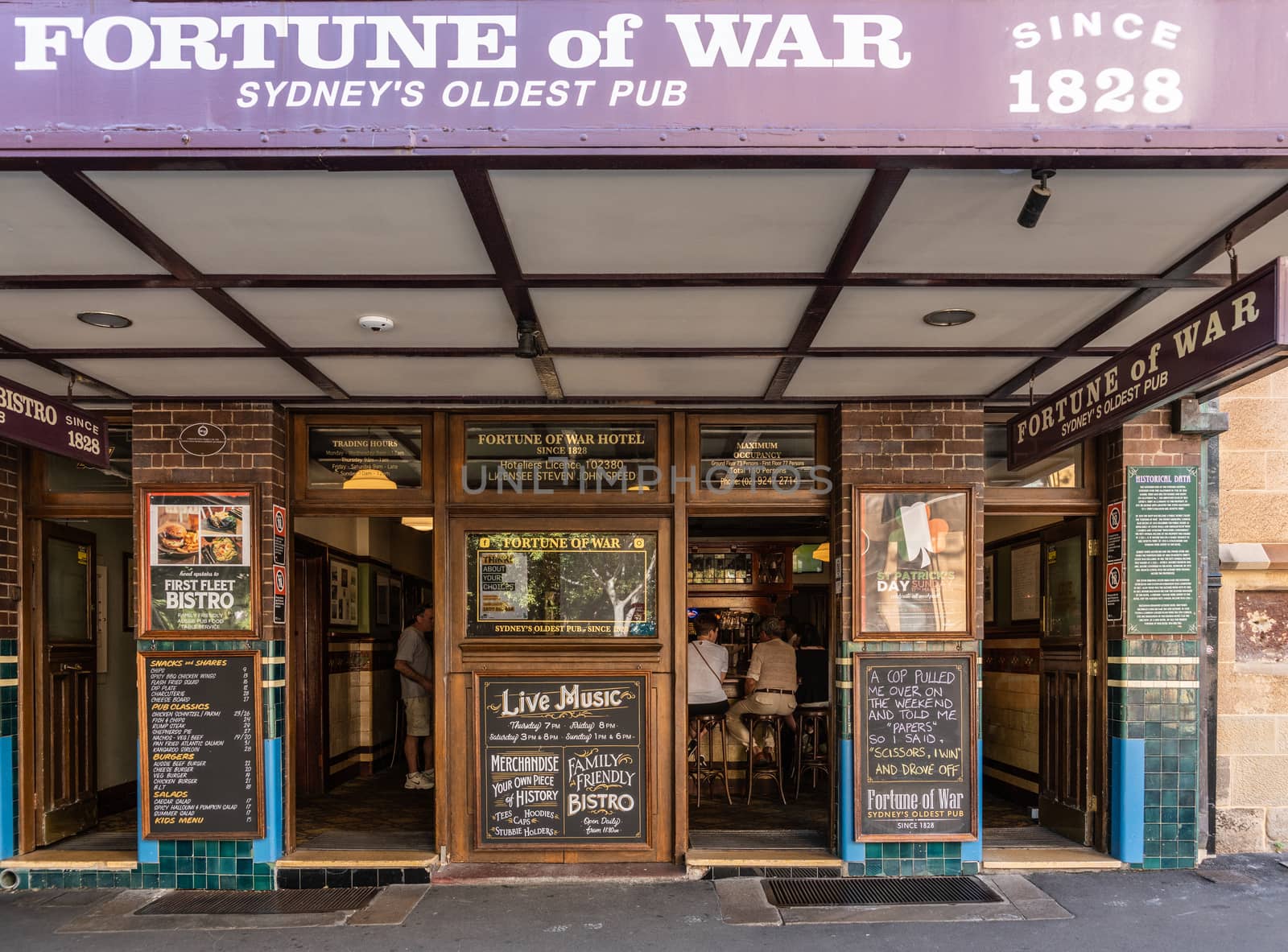 Fortune of War, oldest pub in town, Sydney Australia. by Claudine