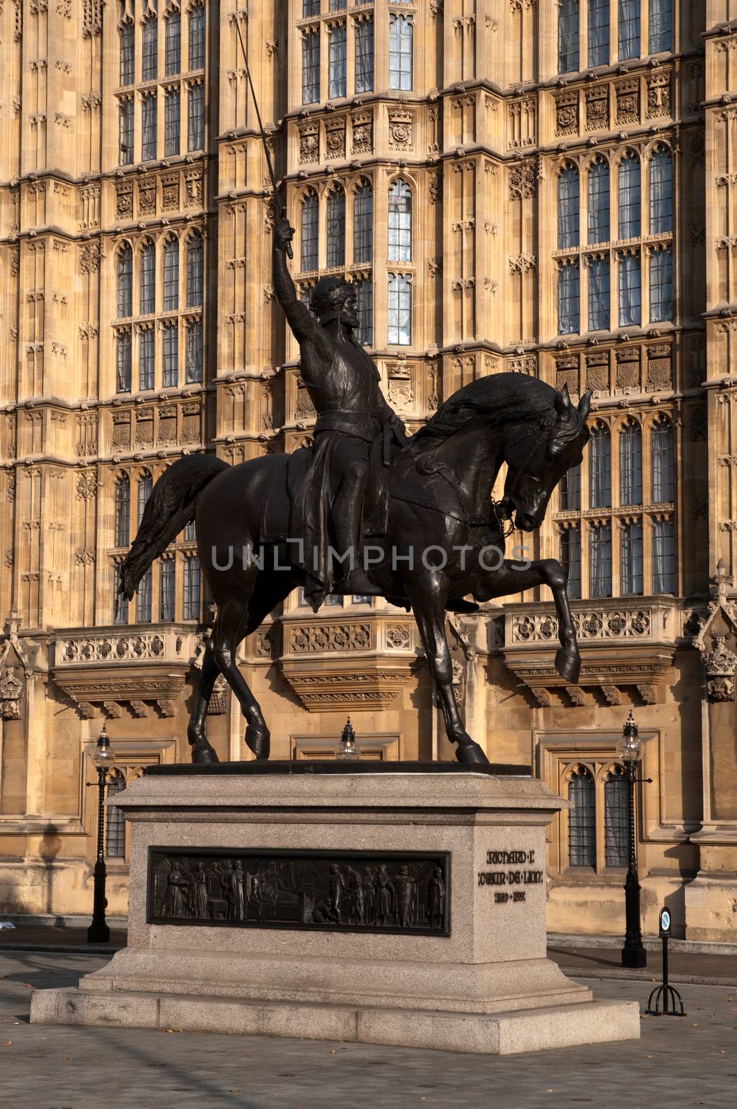 Statue of Richard I outside Parliament