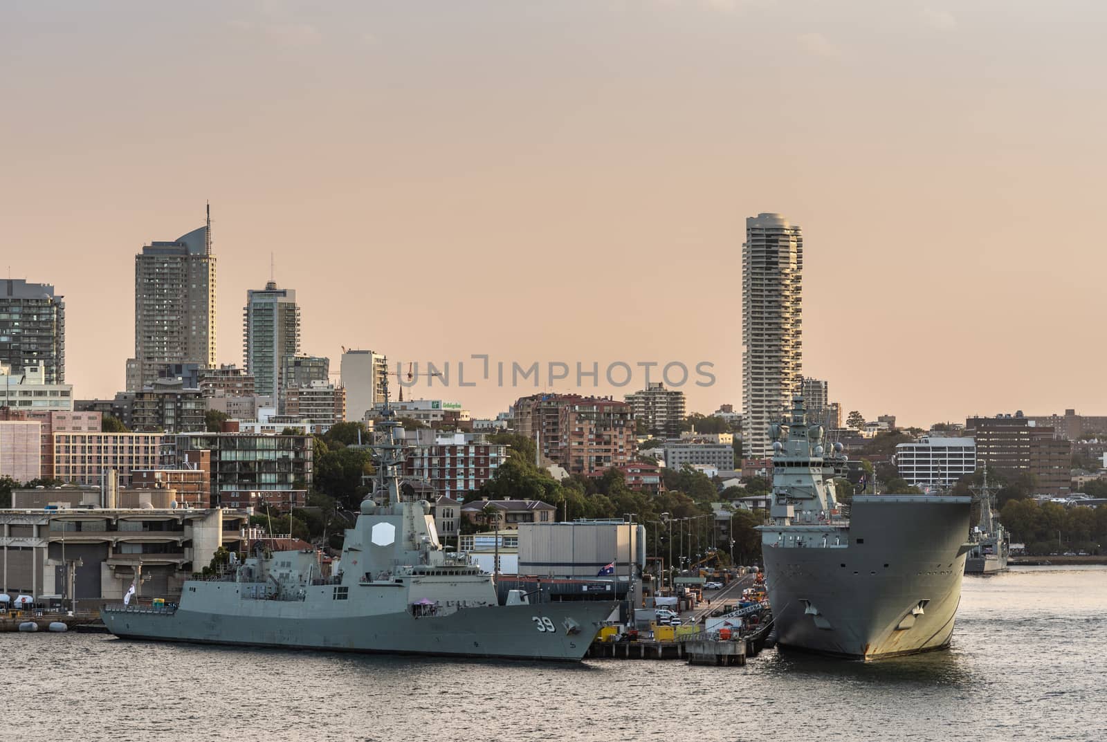 Navy ships at Royal Australian Navy Heritage Centre, Sydney Aust by Claudine