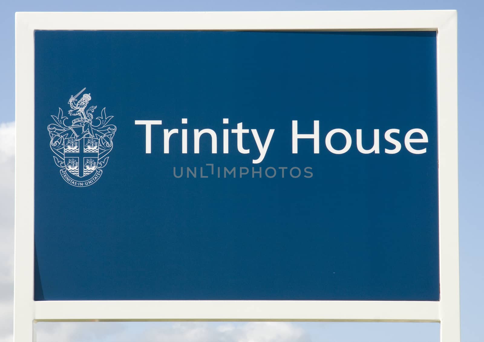 The Trinity House sign - Lighthouse