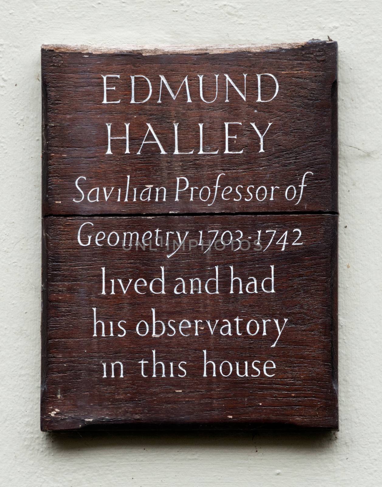 Edmund Halley Plaque by TimAwe