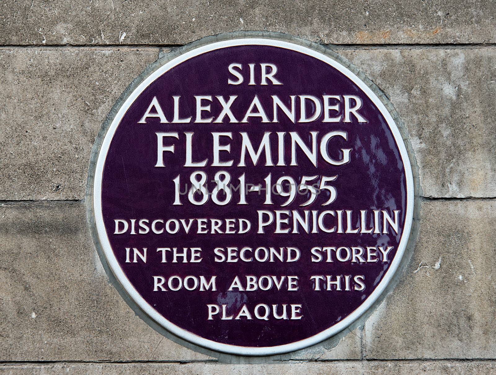 Alexander Fleming Plaque by TimAwe