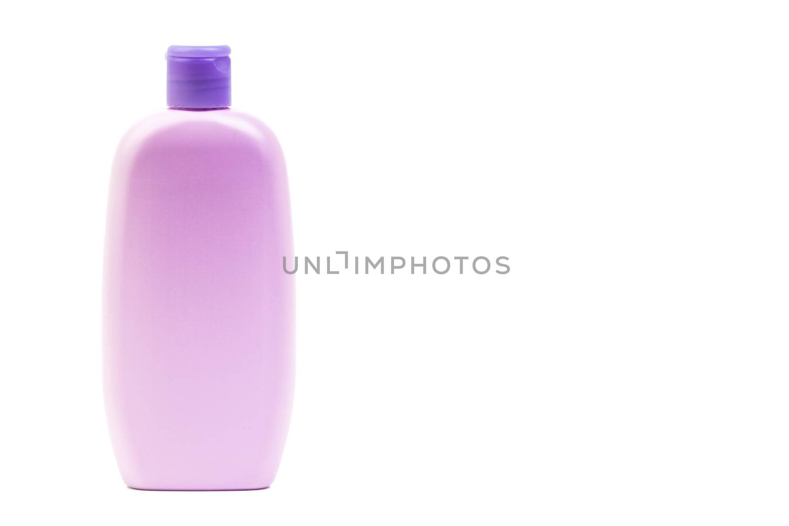 Baby lotion or shampoo bottle isolated on white background.  by silverwings