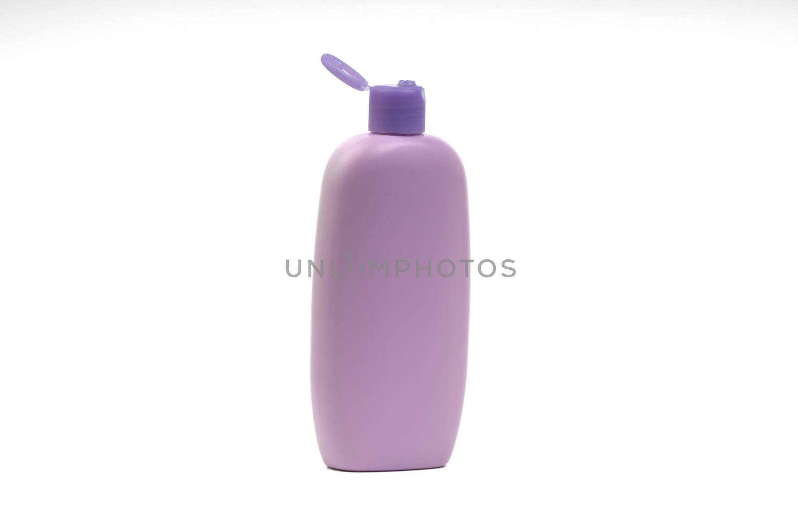 Baby lotion or shampoo bottle isolated on white background.  by silverwings