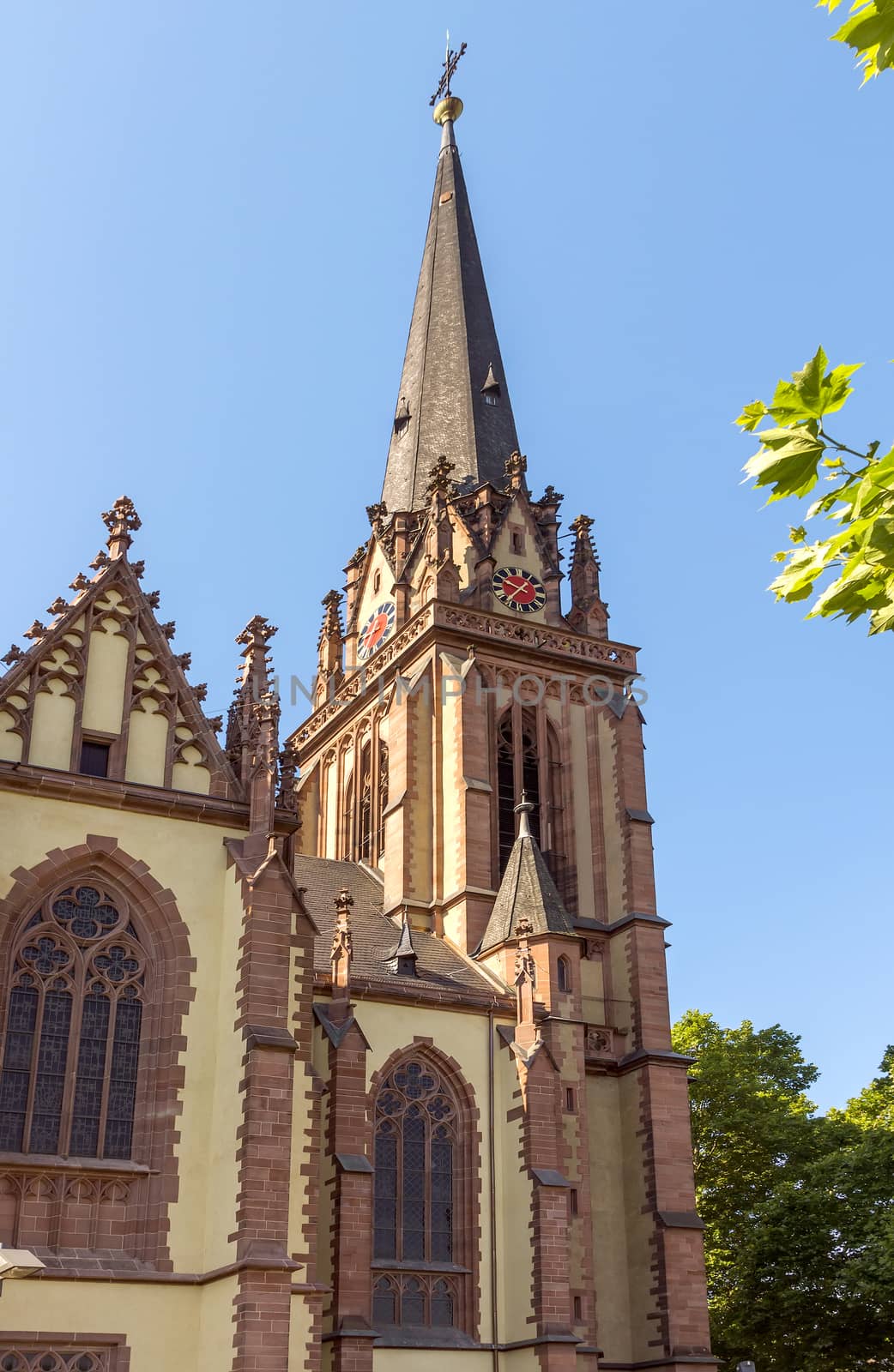 FRANKFURT AM MAIN, GERMANY - JULY 2, 2015: Old district of Frankfurt am Main, Germany. Frankfurt is the fifth-largest city in Germany.

Frankfurt am Main, Germany - July 2, 2015: Old district of Frankfurt am Main, Germany. Frankfurt is the fifth-largest city in Germany.