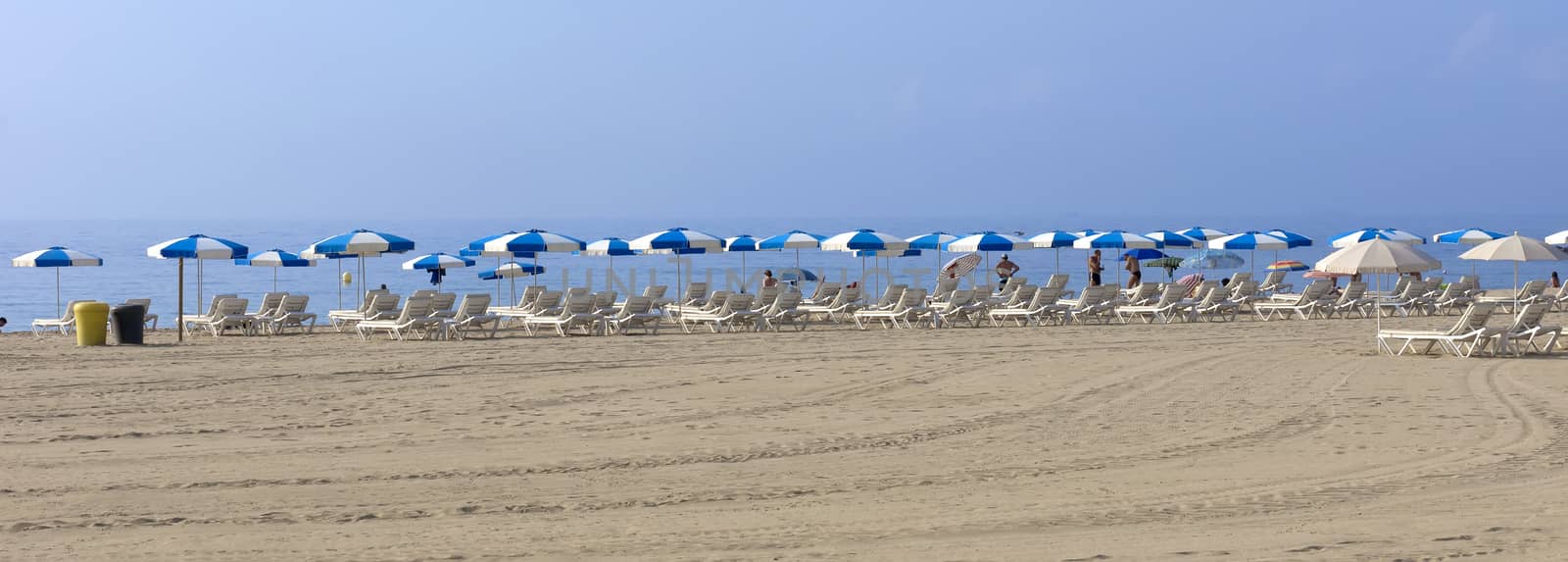 Barceloneta Beach in Barcelona, Spain by Venakr