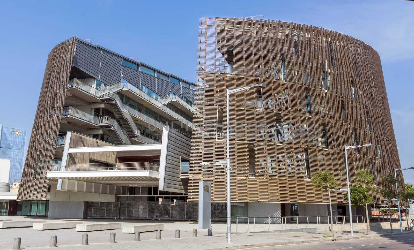 BARCELONA, SPAIN - JULY 12, 2015: Building of Biomedical Research Park (Parc de Recerca Biomedica) in Barcelona, Spain. With R&D budget of approx 80 million euros year and cutting-edge scientific equipment.

Barcelona, Spain - July 12, 2015: Building of Biomedical Research Park (Parc de Recerca Biomedica) in Barcelona, Spain. With R&D budget of approx 80 million euros year and cutting-edge scientific equipment.