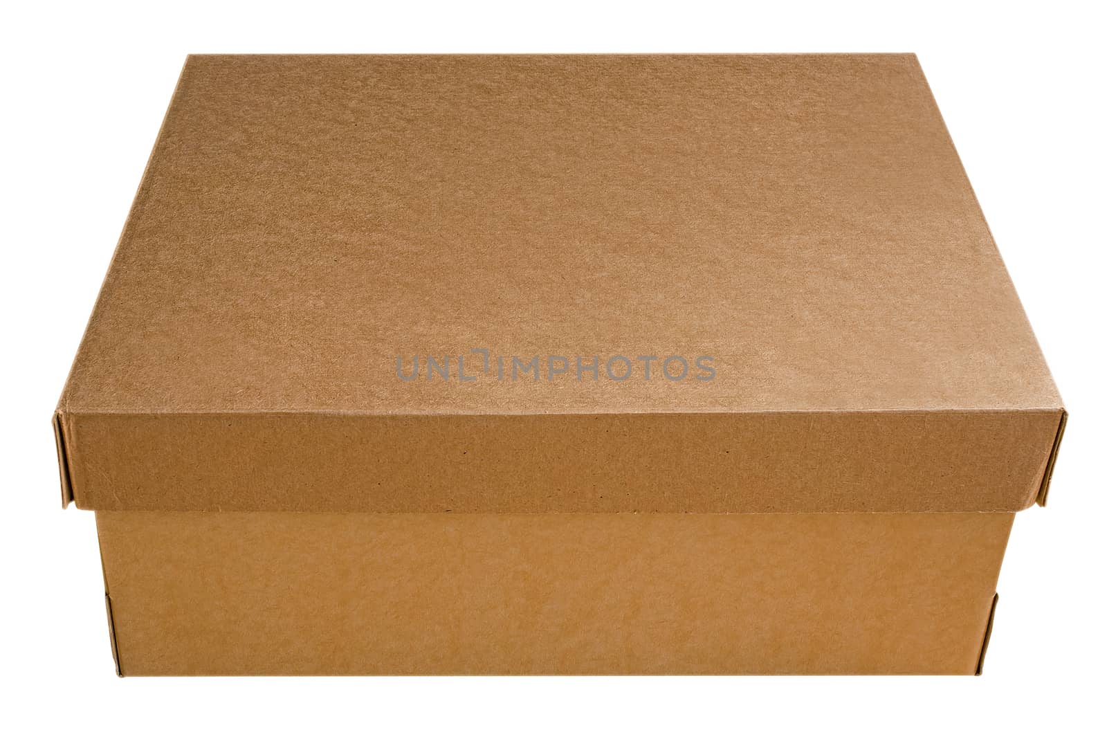 Closed Post Box isolated on white. Clipping path included.