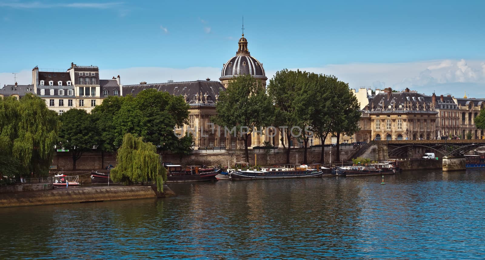 The view of the architecture of Paris, France